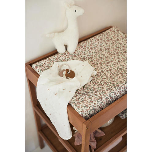 Housse matelas à langer Jersey 50x70cm Retro Flowers – Image 6