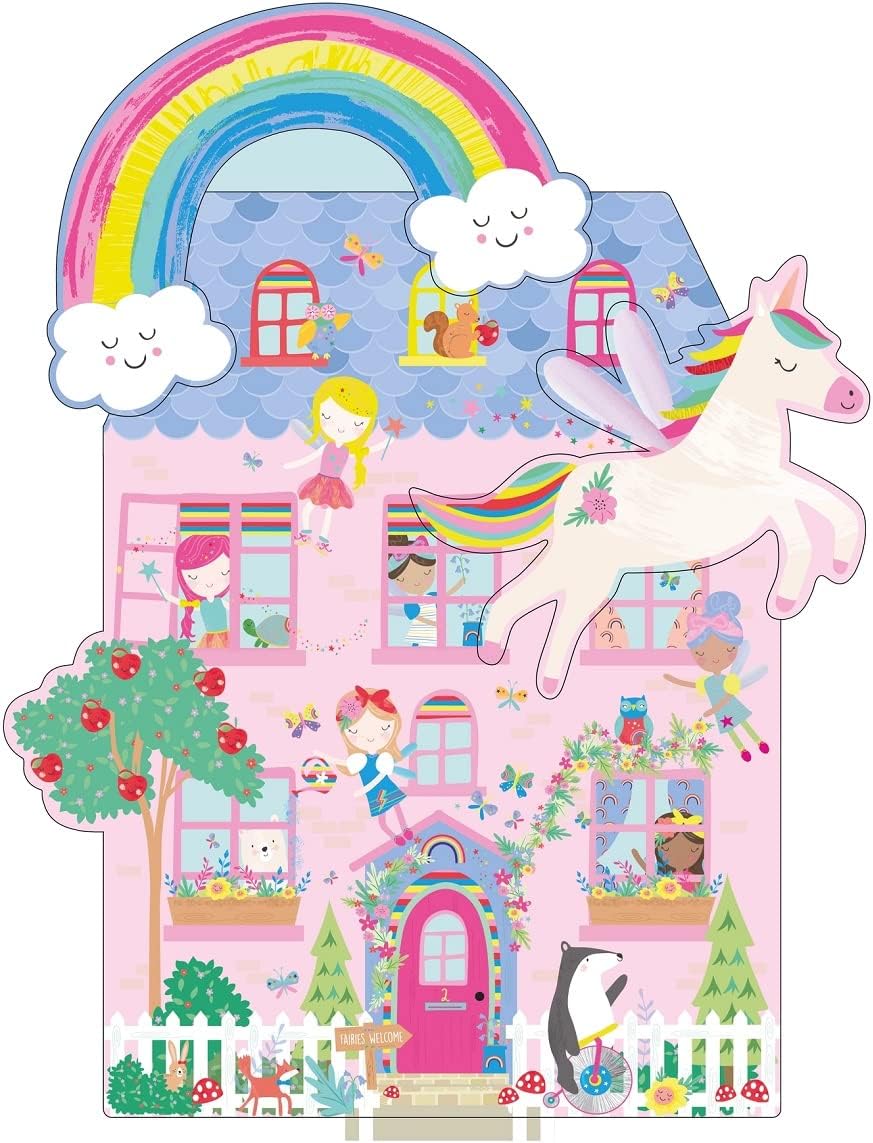 Puzzle 3 en 1 fée et arc en ciel 100 pièces – Image 2