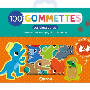 Ma pochette de 100 gommettes – Les dinosaures