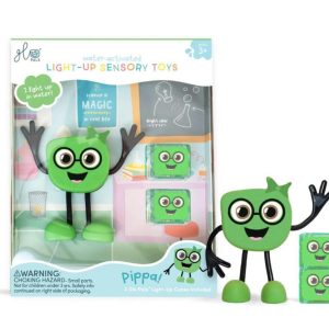Cubes lumineux personnage Pippa vert GLO Pals