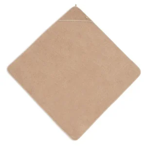 Cape de bain éponge 100x100cm Biscuit personnalisable