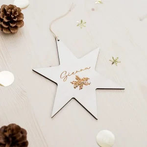 ÉTOILE DE NOËL « PRÉNOM »