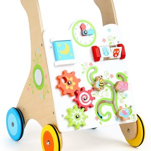 Chariot de marche enfant en bois