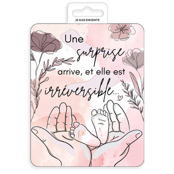 Carte à gratter – Annonce de grossesse