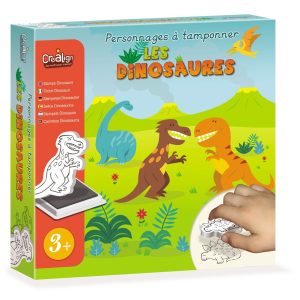 Personnages à tamponner les dinosaures – Créa Lign&rsquo;