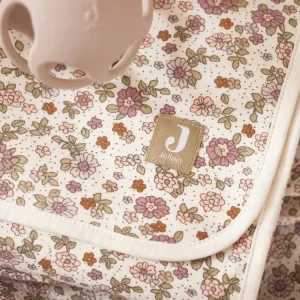 Couverture berceau Jersey Retro Flower 75×100