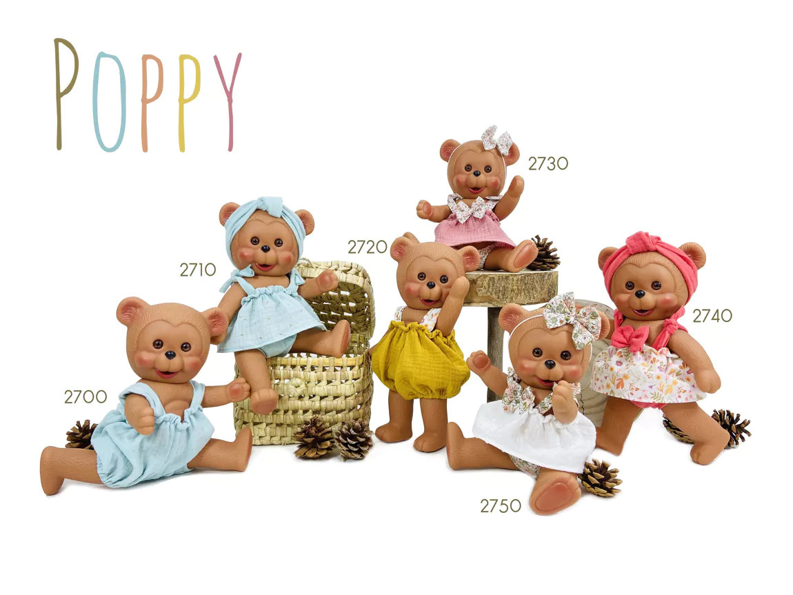 Poupée Ours Coquelicot Collection POPPY 1 Nines d’Onil – Image 7