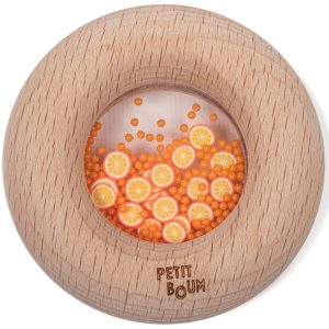 Hochet sensoriel Donut Oranges