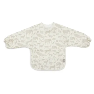 Bavoir à manches imperméable Animals Olive Green _ Jollein