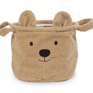 Panier de rangement Teddy 25×20 cm brun CHILDHOME