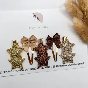 Pièces à cheveux or et argent