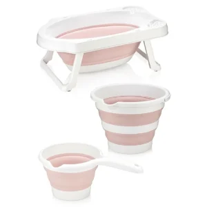 Set Baignoire pliable + Seau + Verseur