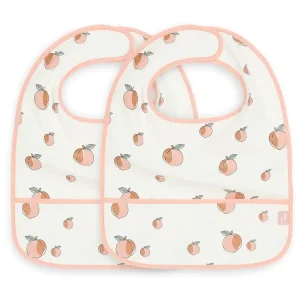 Bavoir imperméable Peach (2 pièces) – Jollein