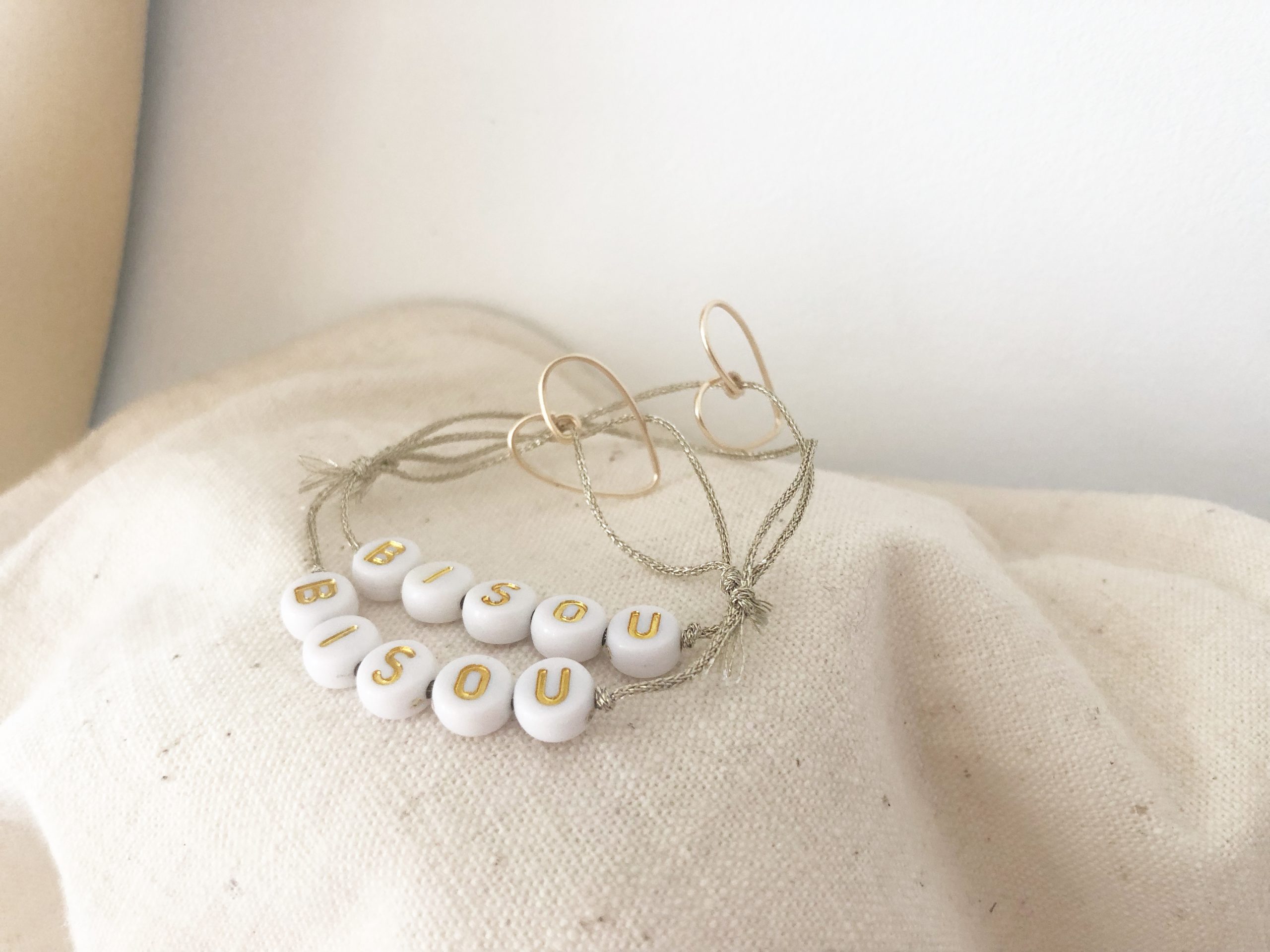 Le duo de bracelets « bisou » / matchy-matchy mère-fille (taille >5 ans)