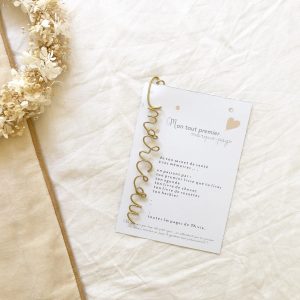 Mon tout premier marque-page (6 lettres)