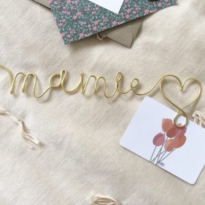 Fête des grands-mères – filaire et porte-photo 6 lettres