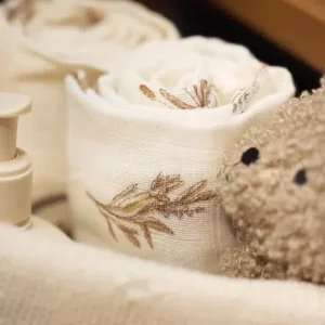 Lange Gaze de Coton Large 115x115cm Riverside – 2 pièces