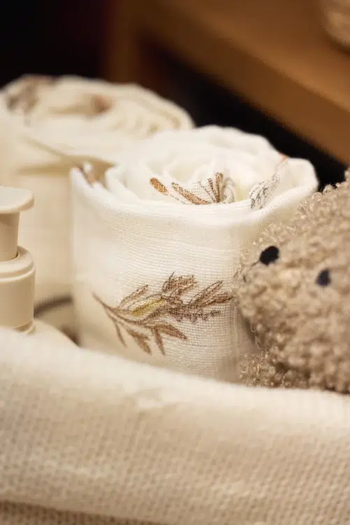 Lange Gaze de Coton Large 115x115cm Riverside – 2 pièces – Image 7