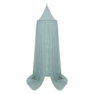 Ciel de lit vintage 245cm Sea Green