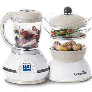 BABYMOOV Nutribaby Robot multifonctions 5 en 1 – Cuiseur/mixeur – Plusieurs coloris disponibles