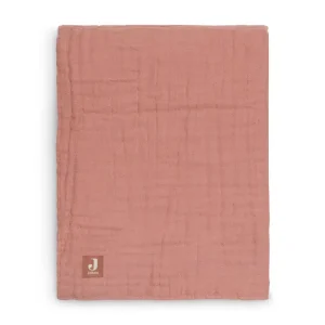 Couverture lit bébé 75×100 gaze de coton Rosewood