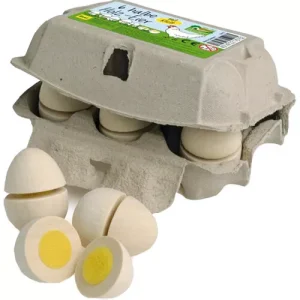 Boîte d’œufs à découper en bois Erzi