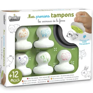 Mes premiers tampons «Animaux de la ferme» _ Créa Lign’