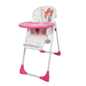 CHAISE HAUTE ROSE – MON BÉBÉ