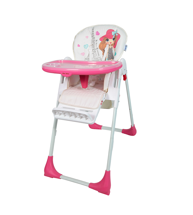 CHAISE HAUTE ROSE – MON BÉBÉ