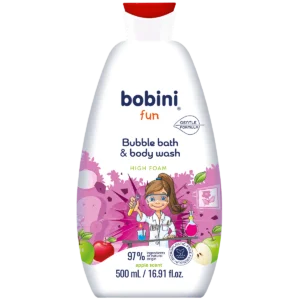 Bubble bath & body wash – high foam – apple scent 500 ml