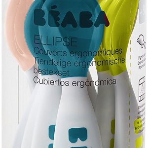 Béaba – Lot de 6 cuillères et 4 fourchettes pour bébé