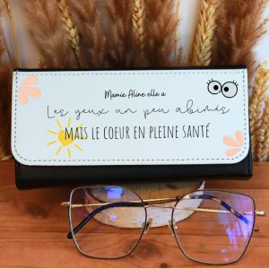 Boîte à Lunettes Mamie Personnalisée