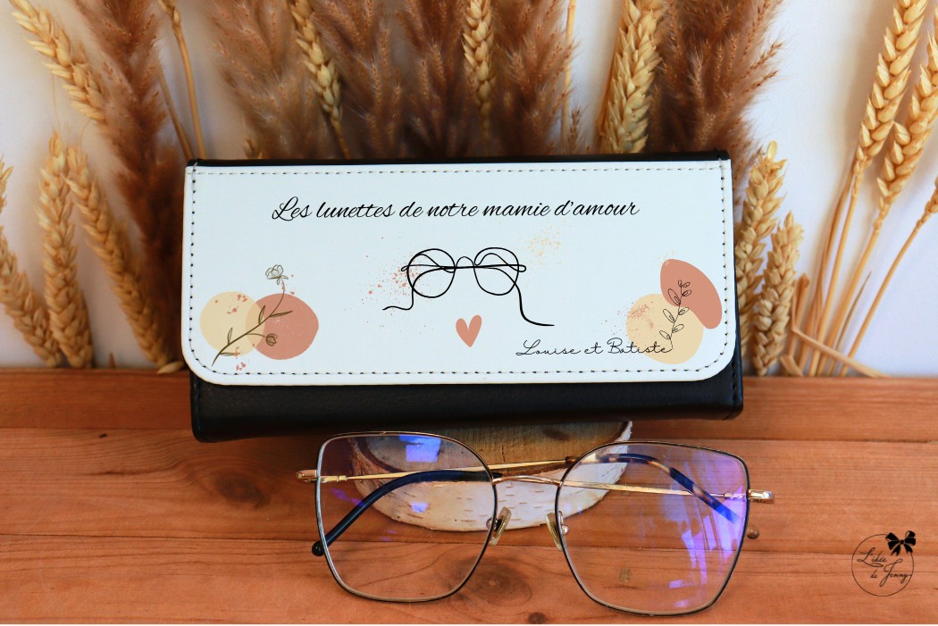 Boîte à Lunettes Mamie Personnalisée