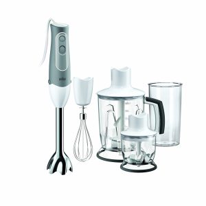 Braun mixeur plongeant acier inoxydable et petit mixeur, bol et fouet