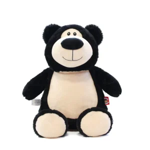 Peluche Ours noir déhoussable (personnalisable)