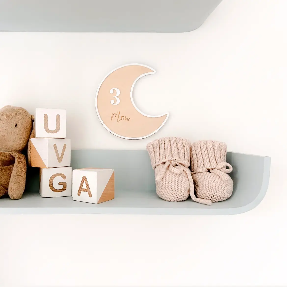 Cartes étapes lune en bois – Image 2