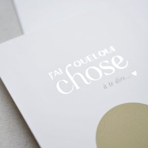 Carte à gratter Bébé en route Zakuw