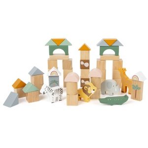 Blocs de construction en bois safari Small Foot
