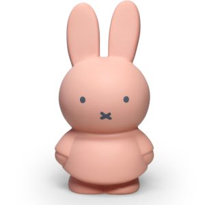 Tirelire enfant Miffy 19 cm Rose Poudré personnalisable