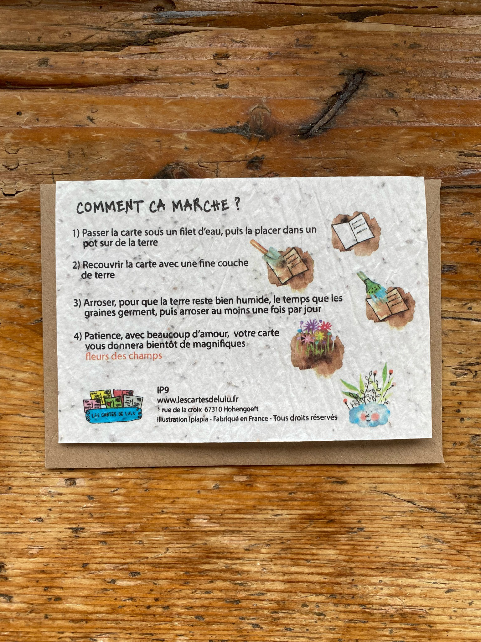 Carte à planter « Félicitations Cigogne » – naissance – Image 4