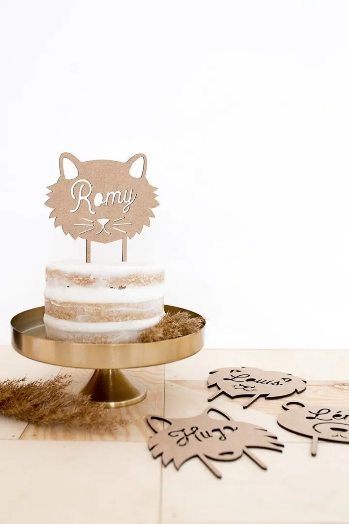 CAKE TOPPER « ANIMAUX »