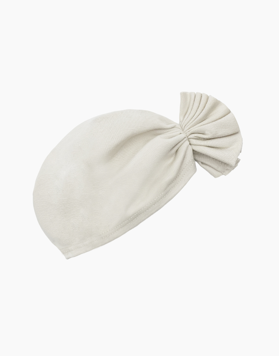 Turban fleur pour poupée / Lin