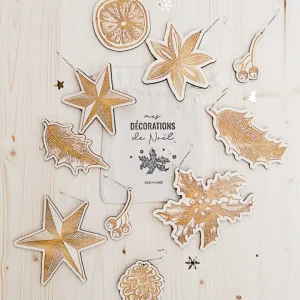 SET DE DÉCORATION DE SAPIN DE NOËL – LOT DE 10 FIGURINES