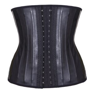 Gaine Ventre Plat Polyester Noire