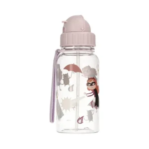 Gourde avec paille Fantastic girl personnalisable