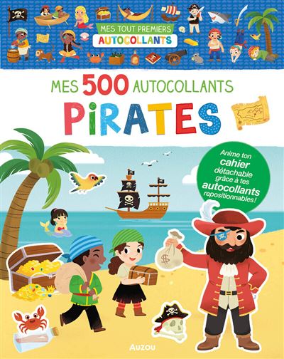 Mes tout premiers autocollants – Mes 500 autocollants pirates