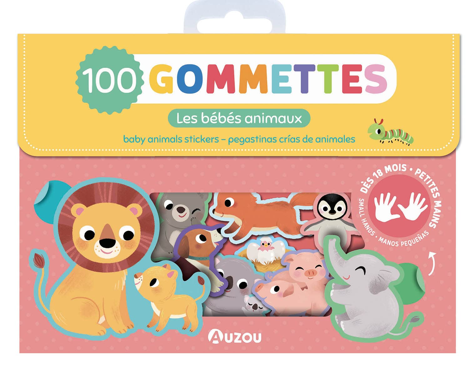 Ma pochette de 100 gommettes – Les bébés animaux