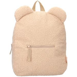 Sac à dos enfant personnalisable ourson bouclette Beige