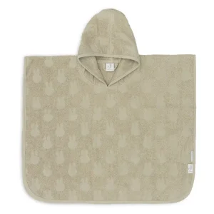 Poncho de bain éponge Miffy Jacquard Olive Green – Jollein