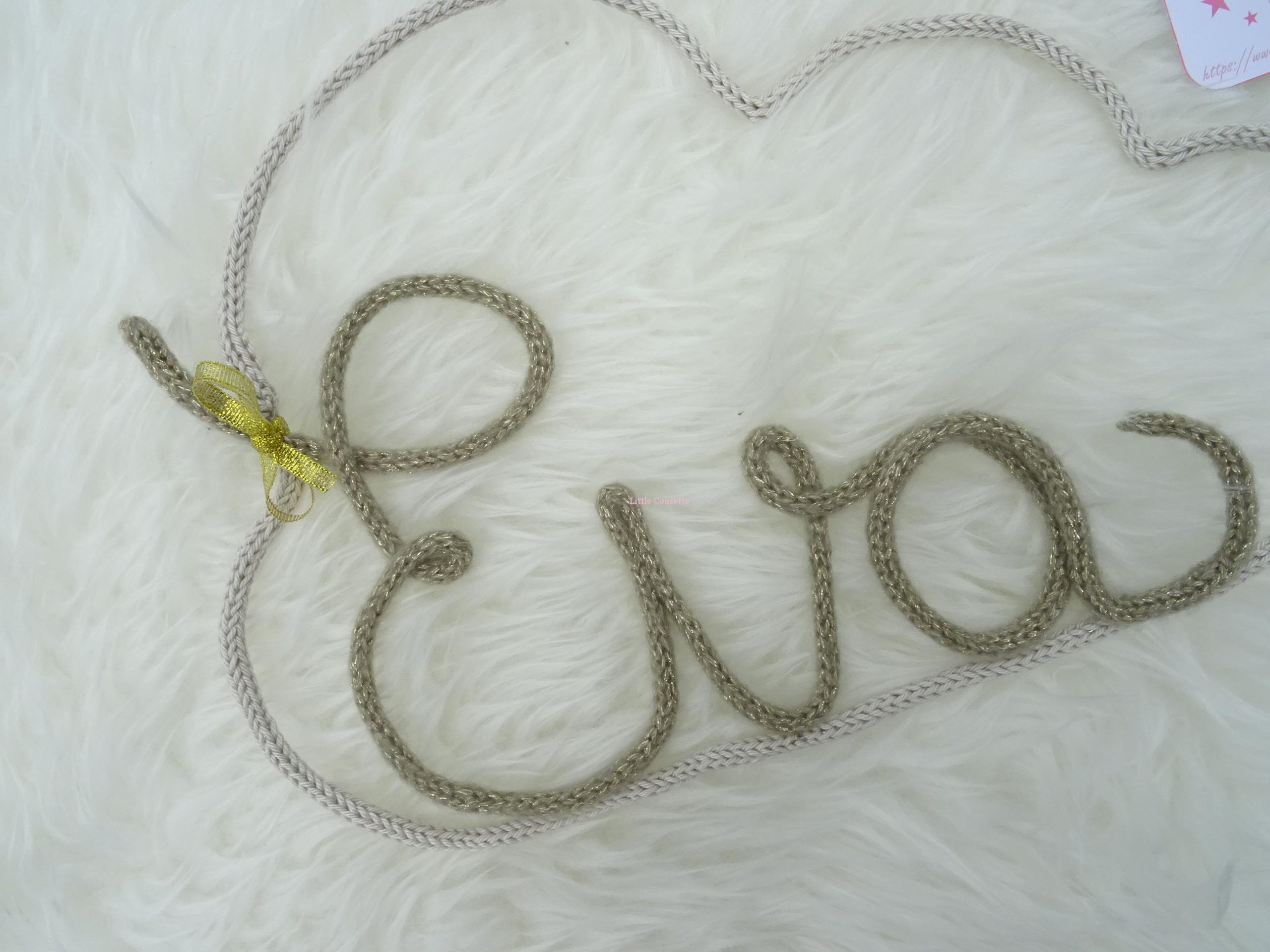 Prénom de bébé en tricotin – Image 6